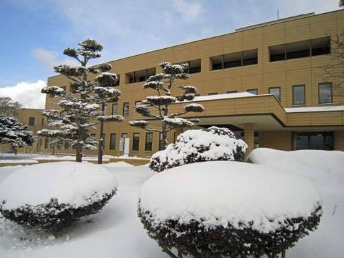 雪化粧の役場庁舎.jpg