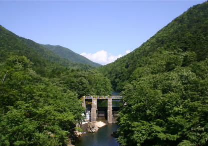 第２発電所堰堤