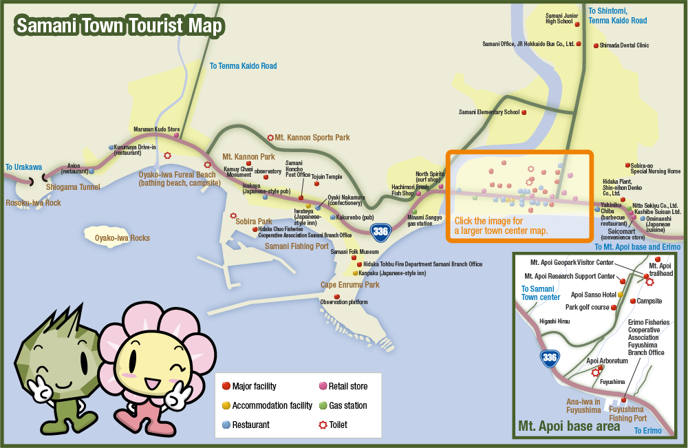 Samani Town Tourist Map